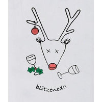 Corkpops 00258 Holiday Bar Towel - "Blitzened"