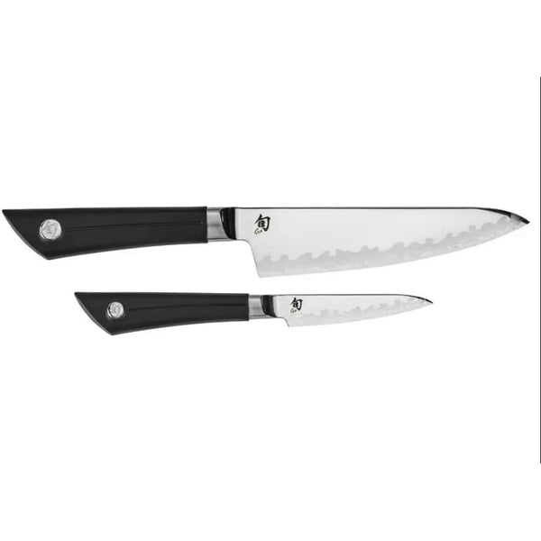 Shun Sora VB0706 8 inch Chef Knife & VB0700 3.5" Pairing Knife NSF Certified Cutlery Handcrafted in Japan