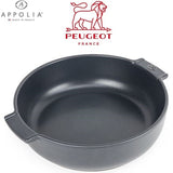Peugeot 60312 Appolia Baking Dish, Round, 27cm - 8 3/4"