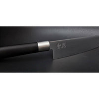 Kai 6716S Wasabi Black Santoku Knife, 6-1/2-Inch