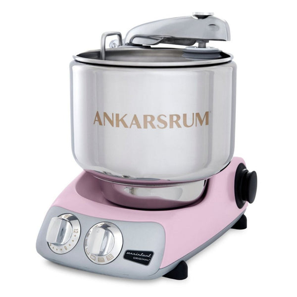 Ankarsrum Original 6230 Pearl Pink and Stainless Steel 7 Liter Stand Mixer