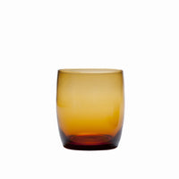D&V Glass Gala Collection Short Beverage/Cocktail Glass 15 Ounce, Amber