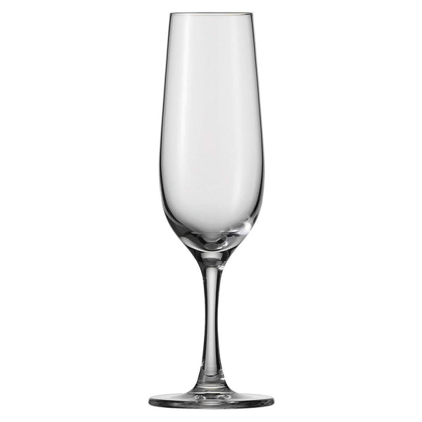 D&V Valore Lead Free, Break-Resistant, European Crystal Glass, Champagne Flute, 8 Oz