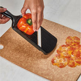 Kyocera Advanced Ceramic Adjustable Mandoline Vegetable Slicer with Handguard-Black