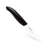 Kyocera Advanced Ceramic Revolution Series 3-inch Paring Knife, Black Handle, White Blade