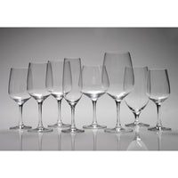 D&V Valore Lead Free, Break-Resistant, European Crystal Glass, Red Wine Glass, 15.4 Oz, Set of 6