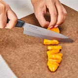 Kyocera Innovation Series Ceramic 5" Slicing Knife, with Soft Touch Ergonomic Handle-Black Blade, Black Handle
