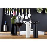 Vacu Vin Wine Saver Concerto with 4 Stoppers  - Black