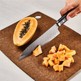 Kyocera KTN-180-HIP Advanced Ceramic Premier Elite Series 7" Chef's Knife Pakka Wood Handle-Black Blade