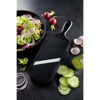 Kyocera Advanced Ceramic Adjustable Mandoline Vegetable Slicer with Handguard-Black