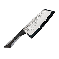 Kai AB7077 Luna Asian 6.5" Utility Knife W/ Soft Grip Handle & Matching Sheath