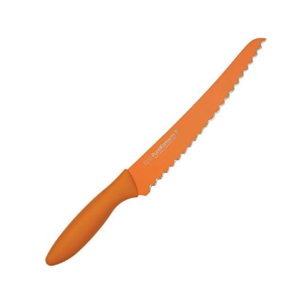 KAI-AB5062 Pure Komachi 2 Series Bread Knife, Orange