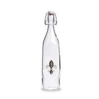 Corkpops 0400-003-400 Silver Swirl Flleur De Lis Bottle