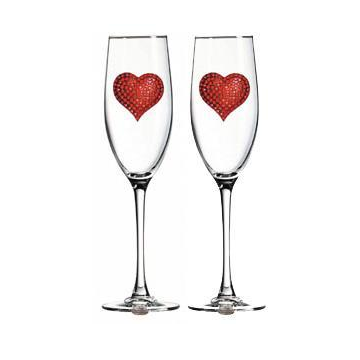 Corkpops 0900-009-601 Red Heart Champagne - Double