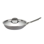 ANOLON 12.75" Covered Skillet, Stainless Steel