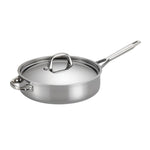 ANOLON 5-QT. 5-QT. Covered Saute' With Helper Handle, Stainless Steel